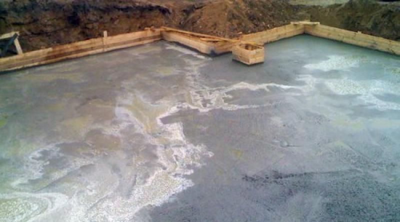 Pregătirea betonului pentru fundație - cerințele SNiP și construcția bazelor